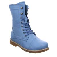ANDREA CONTI Boot Jeansblau Leder mit Wechselfussbett