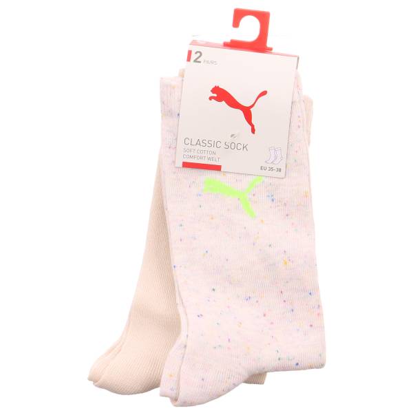 Bild 1 - PUMA SOCKEN Freizeitsocken Offwhite Textil