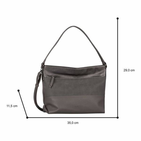 Bild 4 - TOM TAILOR Umhängetasche Grau Lederimitat Ja