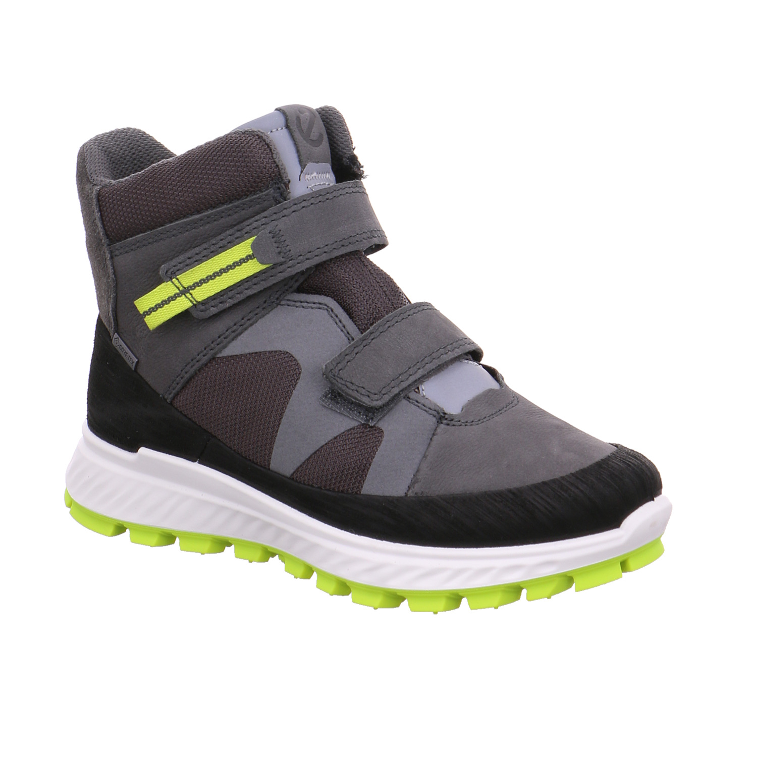 ECCO Jungen-Winter-Bottine Grau Textil Winter-Sneaker high