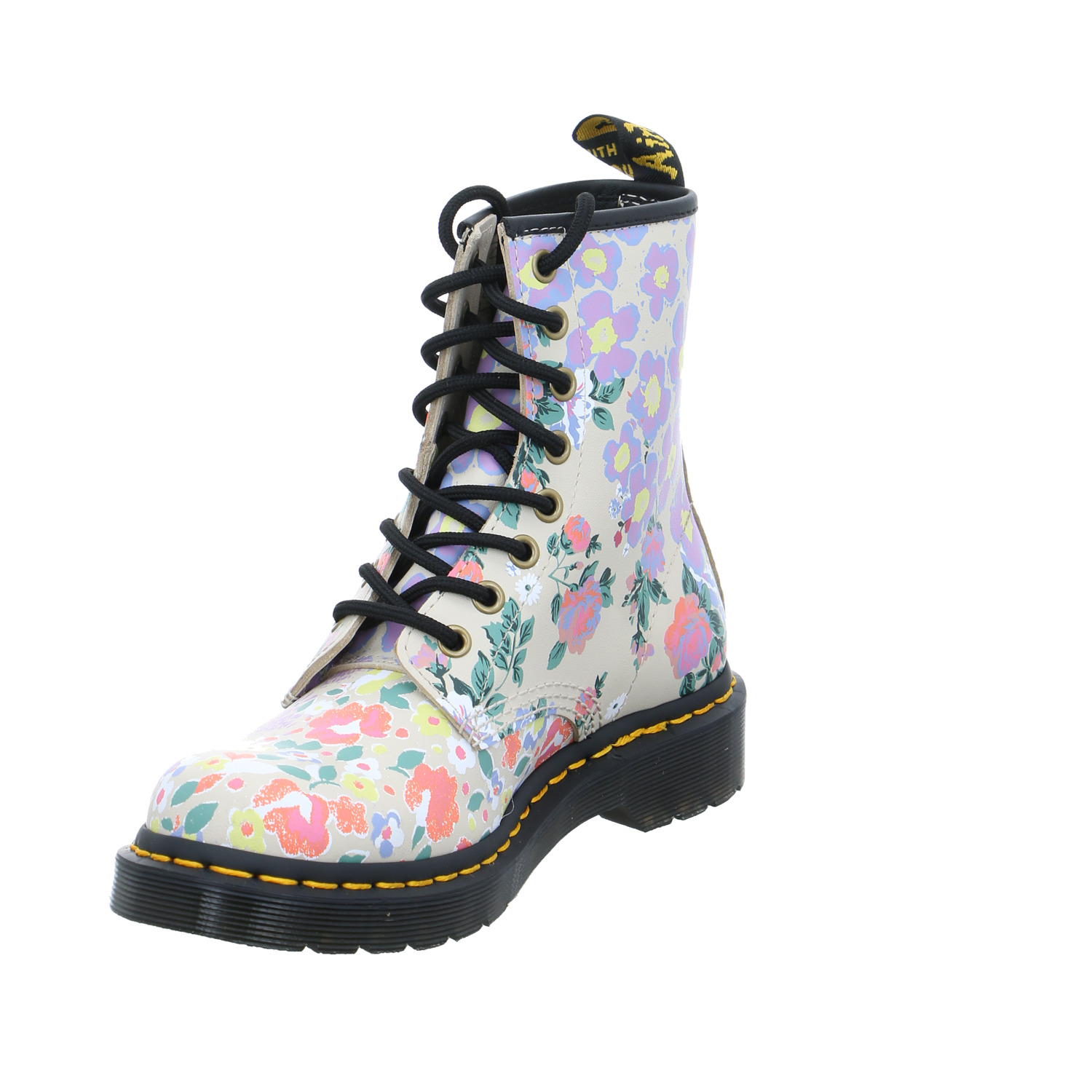 DR. MARTENS Boot Offwhite Leder