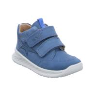 SUPERFIT Lauflernschuh Blau Leder Bottine