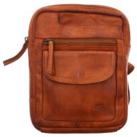 BEAR DESIGN Umhängetasche Cognac Leder