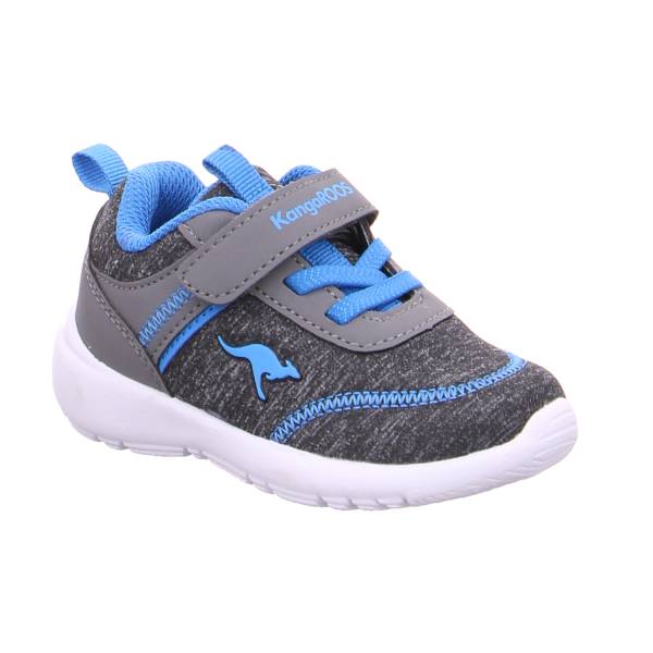 Bild 1 - KANGAROOS Baby-Sport-Bottine Grau Textil Sneaker
