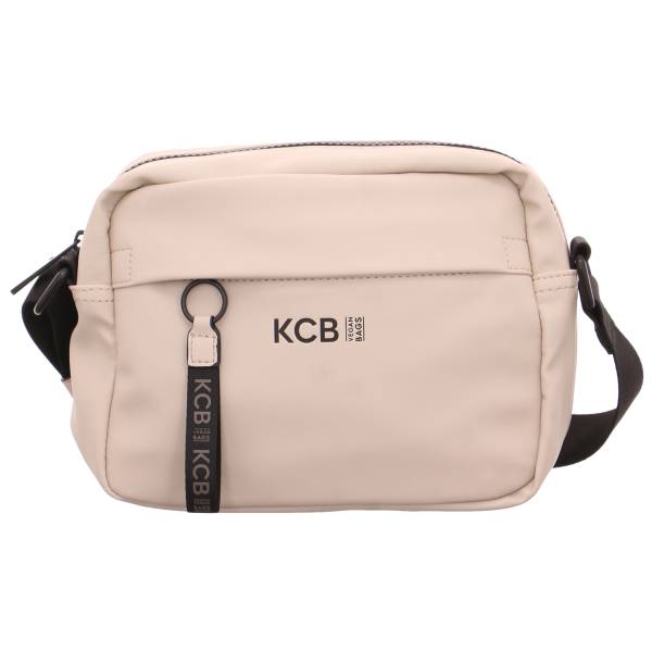 Bild 1 - KCB VEGAN BAGS Umhänge- / Schultertasche klein Beige Recycelte Materialien Vegan - PETA-approved Vegan