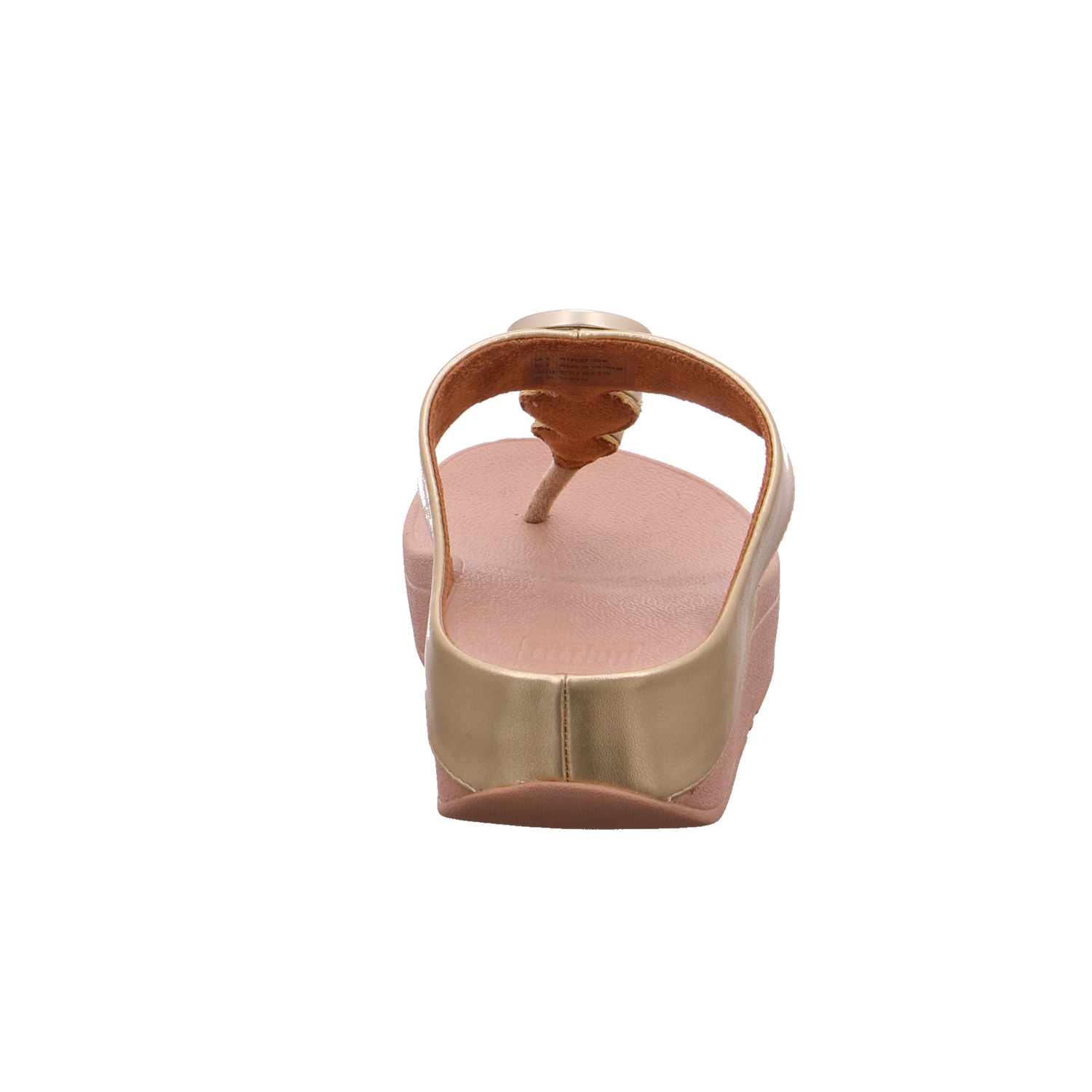 FITFLOP Zehentrenner / FlipFlop Gold Lederimitat FN7820