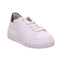 GABOR Sneaker Weiss Leder mit Wechselfussbett