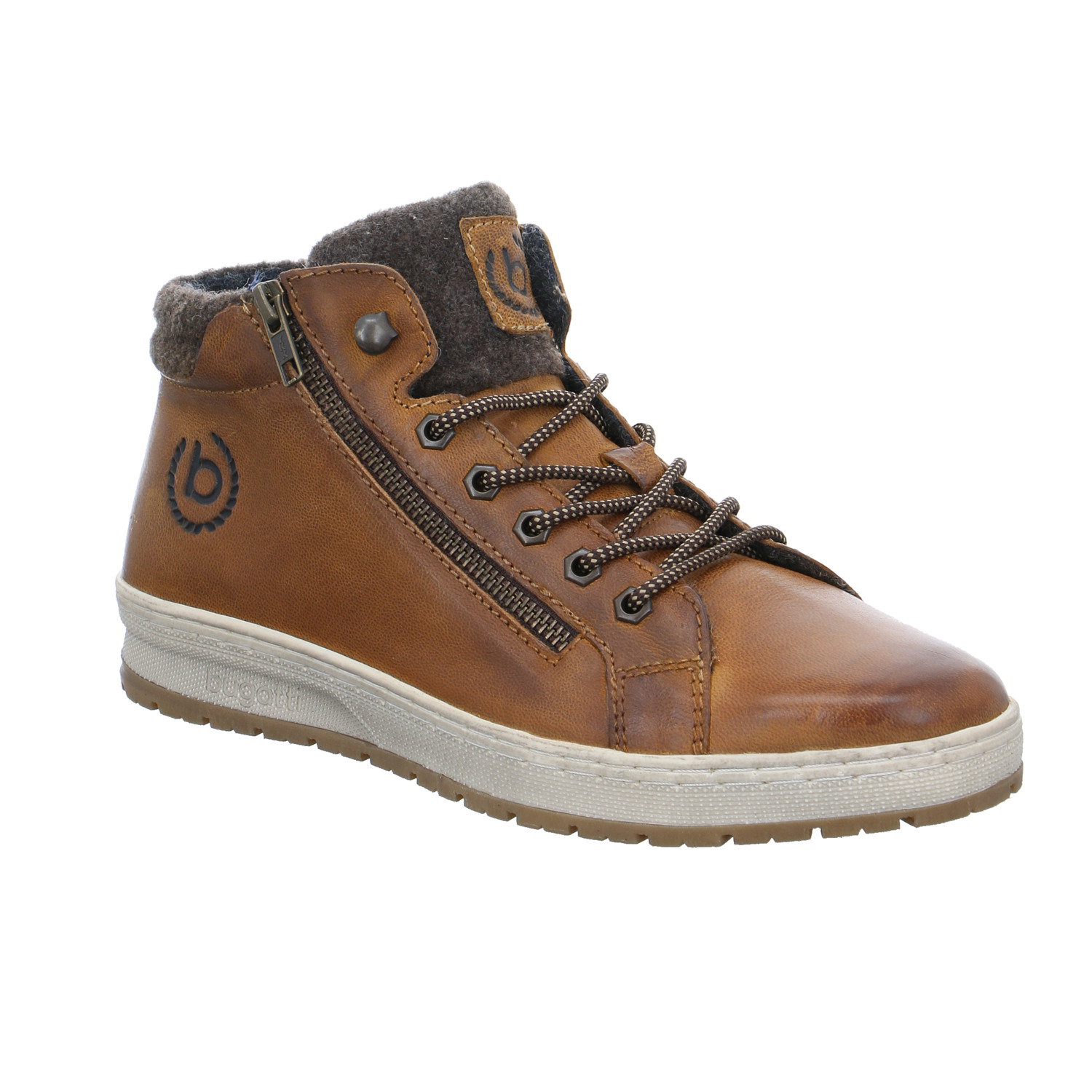 BUGATTI SHOES Winter-Boots Cognac Leder