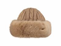 BARTS Mode-Hut Beige Textil Fell-Imitation
