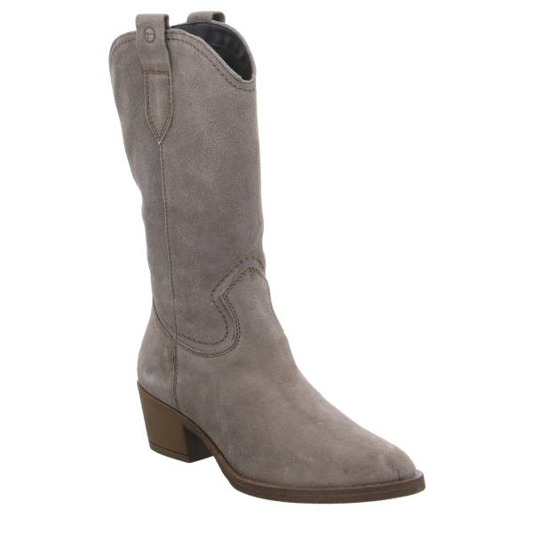 Bild 1 - TAMARIS Stiefel Taupe Leder