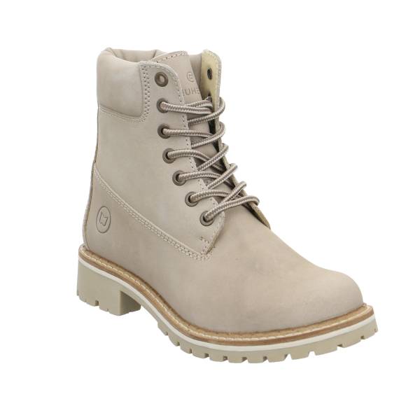 Bild 1 - SCHUHENGEL Boot Beige Leder mit Wollfutter