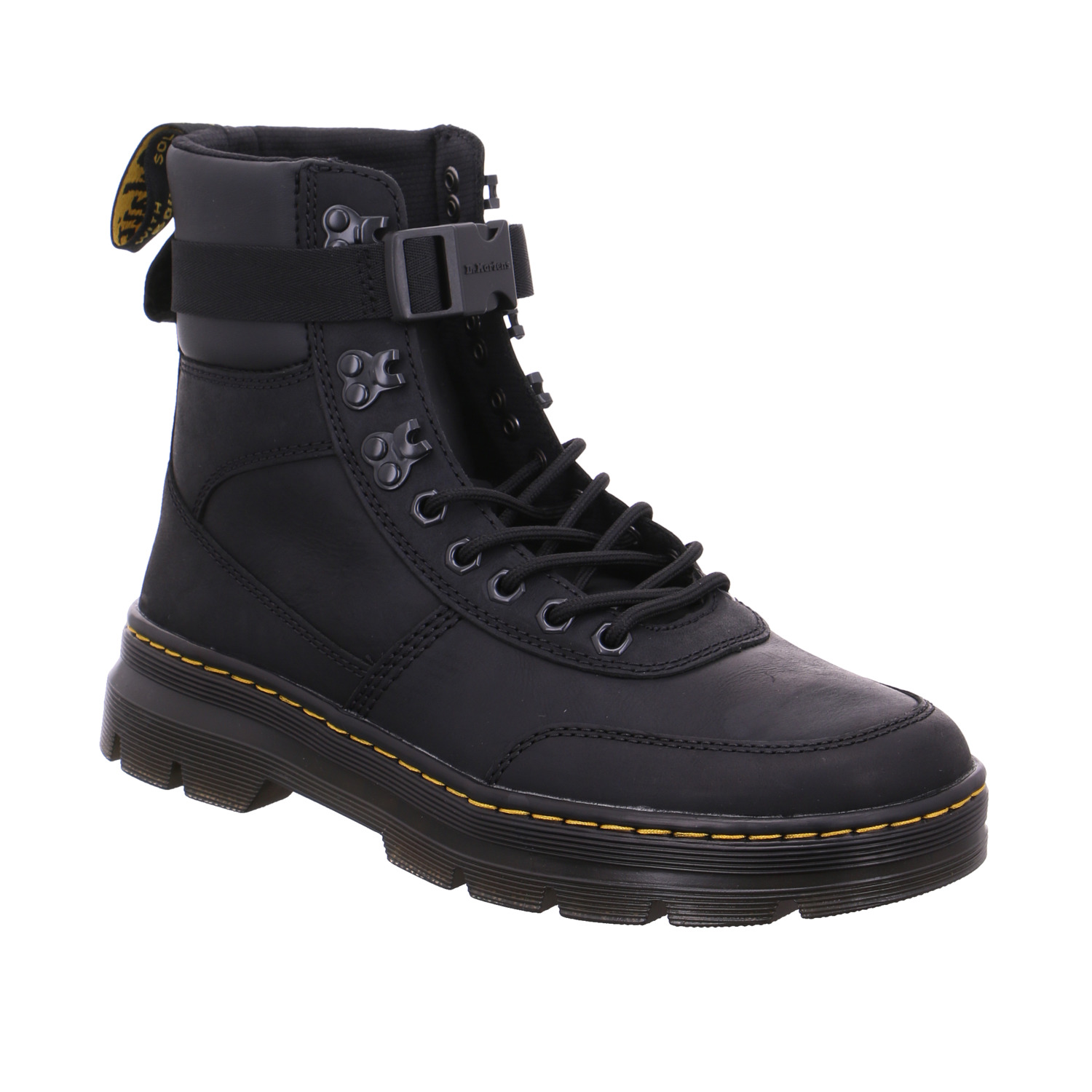DR. MARTENS Boots Schwarz Lederimitat