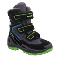 LOWA Jungen- Snowboot Membran Schwarz Textil Winterstiefel