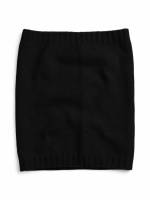 PIECES Schal Schwarz Textil Schlauchschal