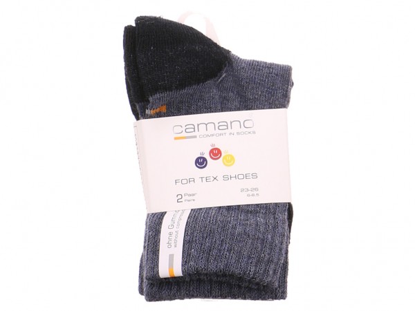 Bild 1 - CAMANO Funktions-Socken Blau Textil