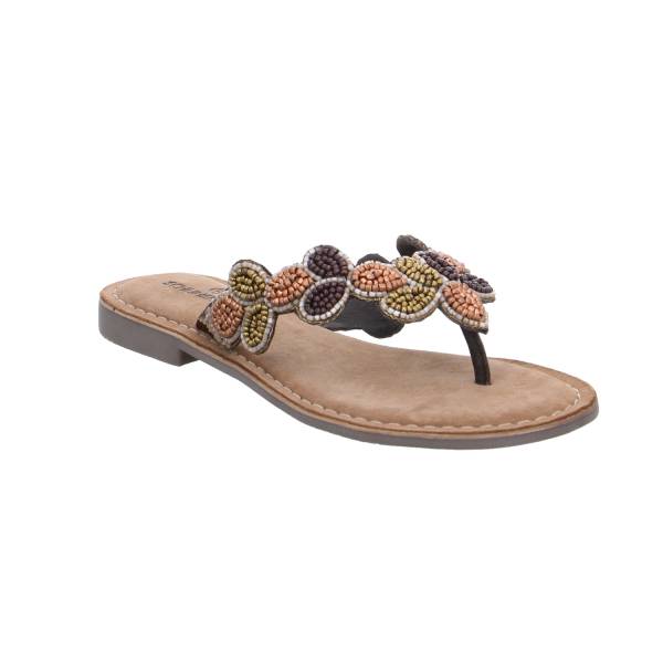 Bild 1 - SCHUHENGEL Zehentrenner-FlipFlop Braun Leder