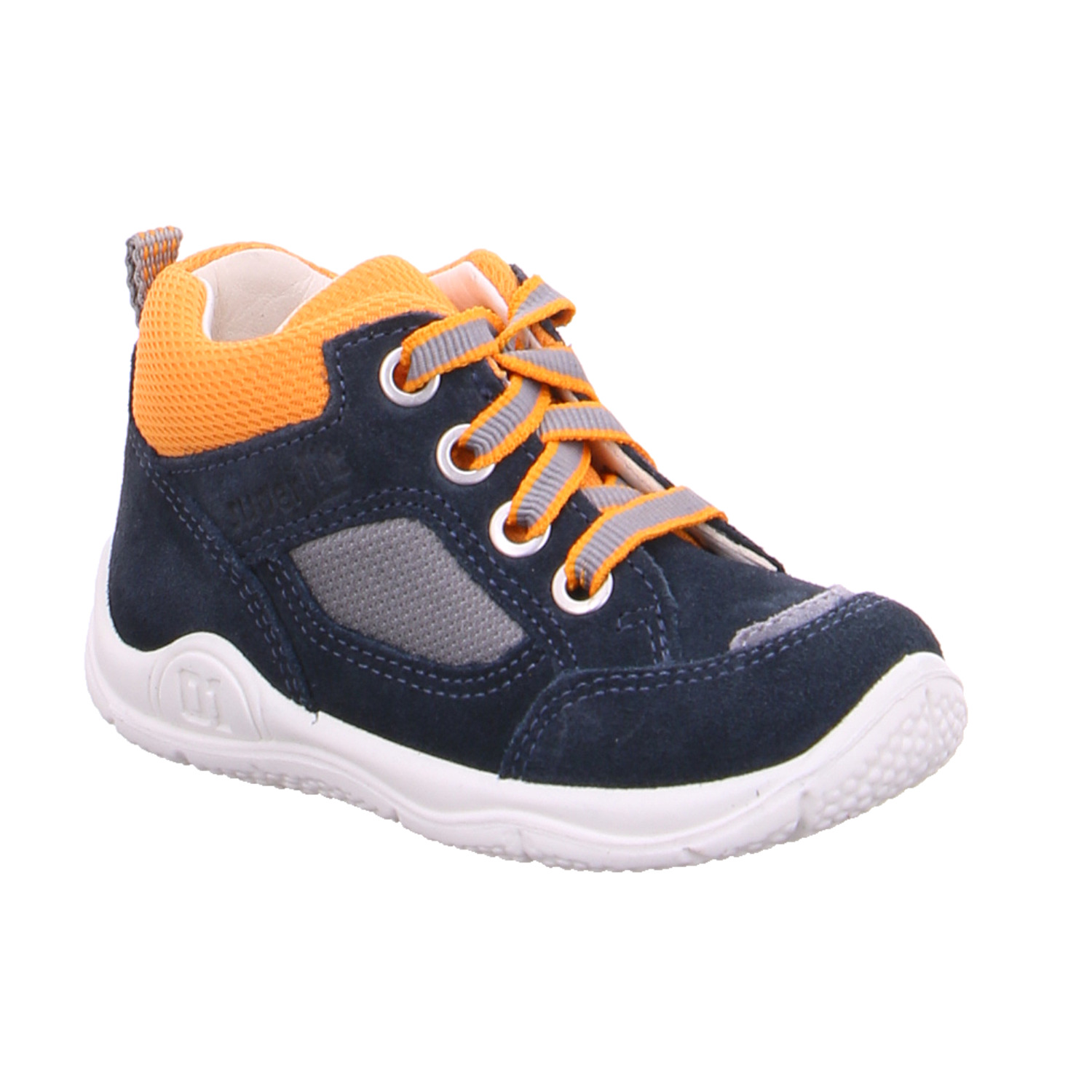 SUPERFIT Lauflernschuh Dunkelblau Leder Lernlaufschuh