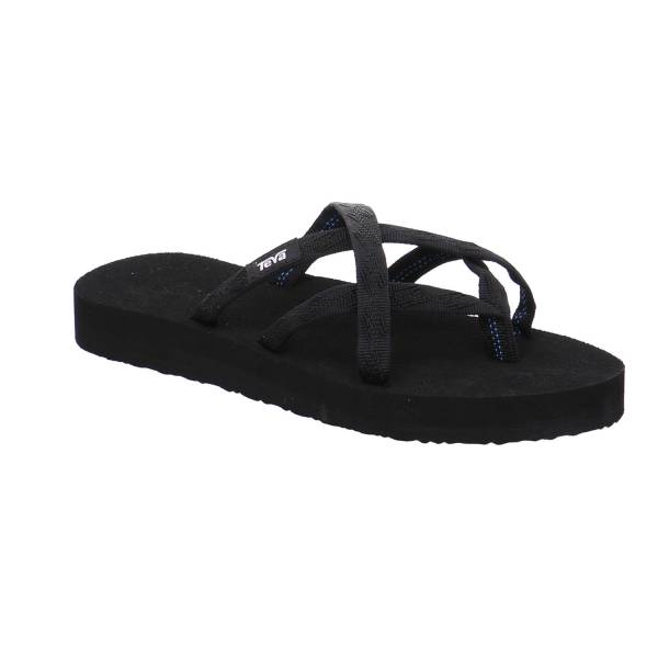 Bild 1 - TEVA Zehentrenner / FlipFlop Schwarz Textil