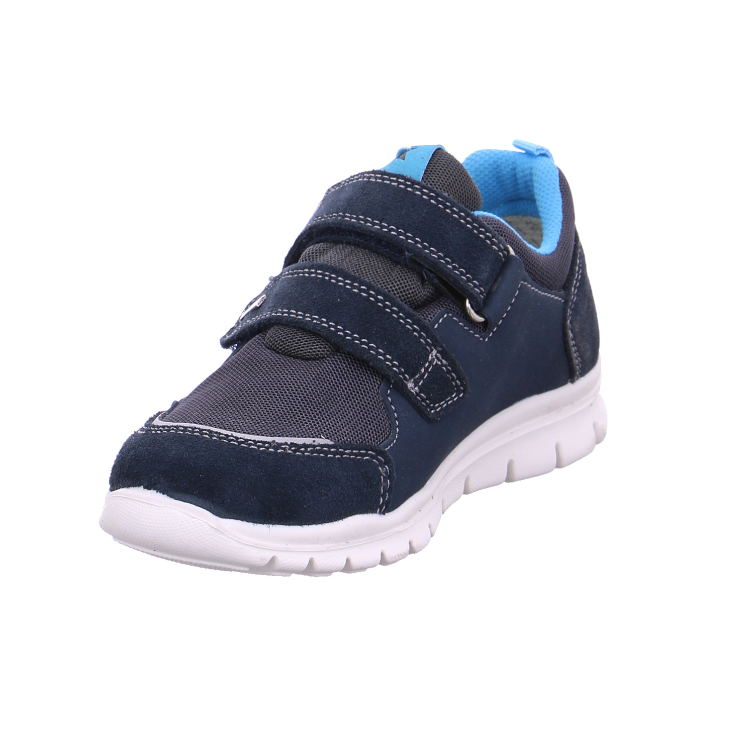 PRIMIGI Jungen-Halbschuh Klett Blau Textil Sneaker YB7488