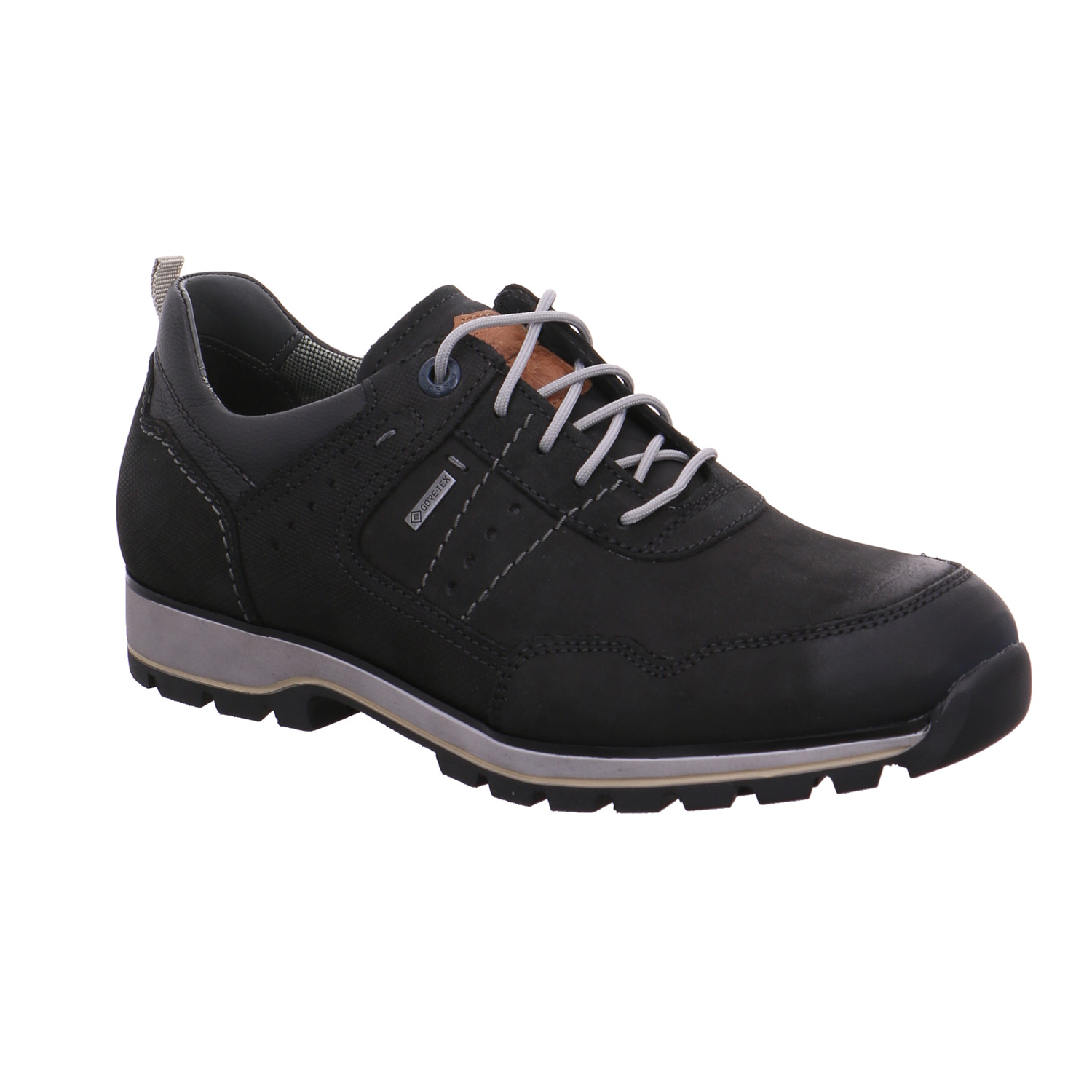FRETZ MEN Halbschuhe Sneaker Schwarz Leder