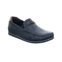 Bild 1 - BUGATTI SHOES Halbschuh Blau Leder Bild 1 - BUGATTI SHOES Halbschuh Blau Leder