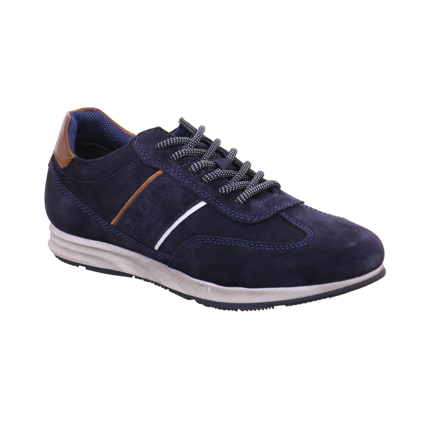 BUGATTI SHOES Halbschuhe Sneaker Blau Leder