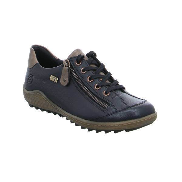 Bild 1 - REMONTE Schnürschuh Schwarz Leder