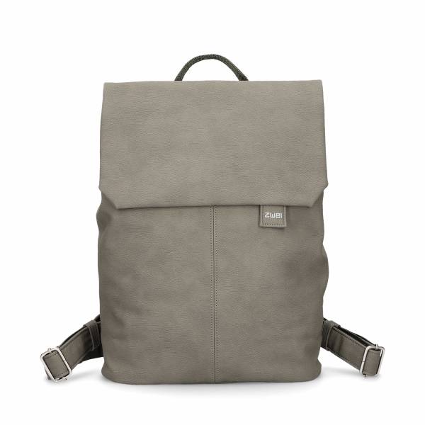 Bild 1 - ZWEI Rucksack Khaki Lederimitat Ja
