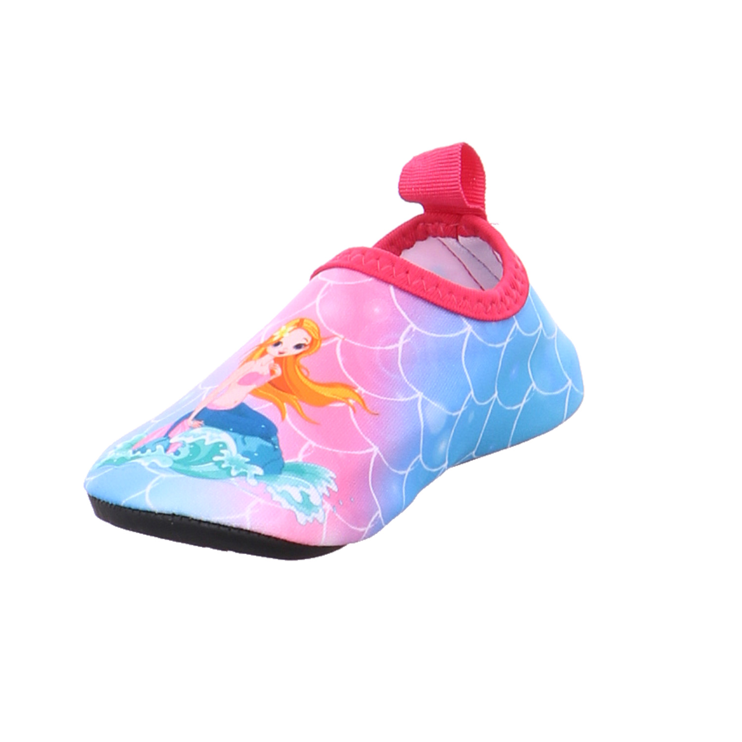 PLAYSHOES Kleinkinder-Sandale wasserfest Pink Textil Badeschuh YB8779
