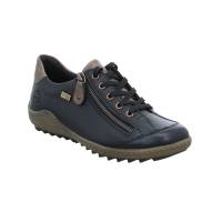 REMONTE Schnürschuh Schwarz Leder