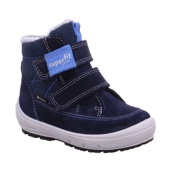 Bild 1 - SUPERFIT Kleinkinder-Winter-Bottine Blau Textil Baby-Boot