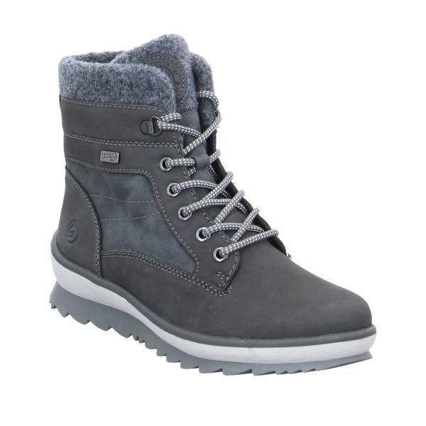 Bild 1 - REMONTE Comfort-Snowboot Grau Leder mit TEX Membrane