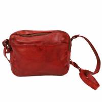BEAR DESIGN Umhängetasche Rot Leder