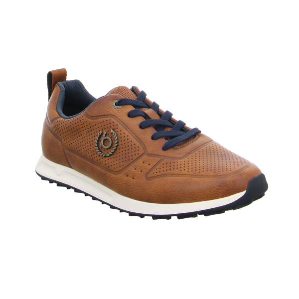 Bild 1 - BUGATTI SHOES Halbschuhe Sneaker Cognac Lederimitat