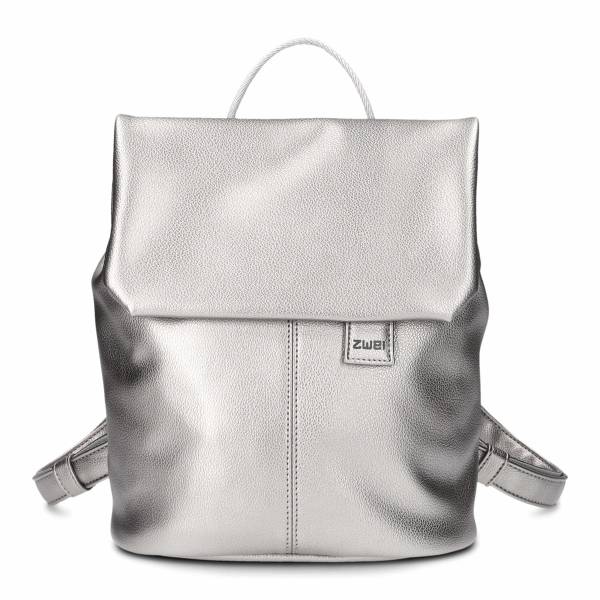Bild 1 - ZWEI Rucksack Silber Lederimitat Ja