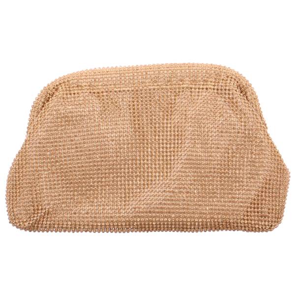 Bild 1 - MENBUR Clutch / Abendtasche Gold Textil
