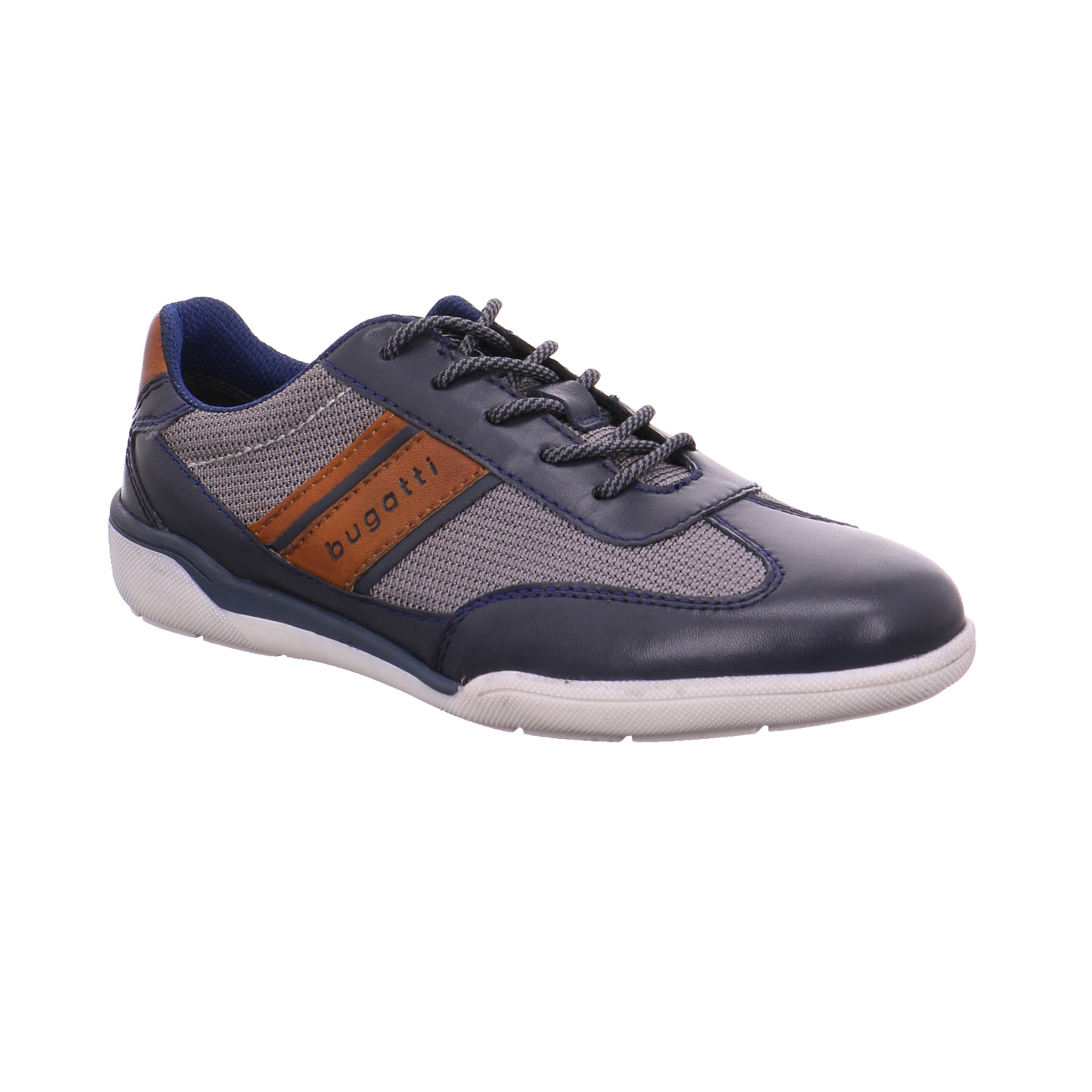 BUGATTI SHOES Halbschuhe Sneaker Blau Leder