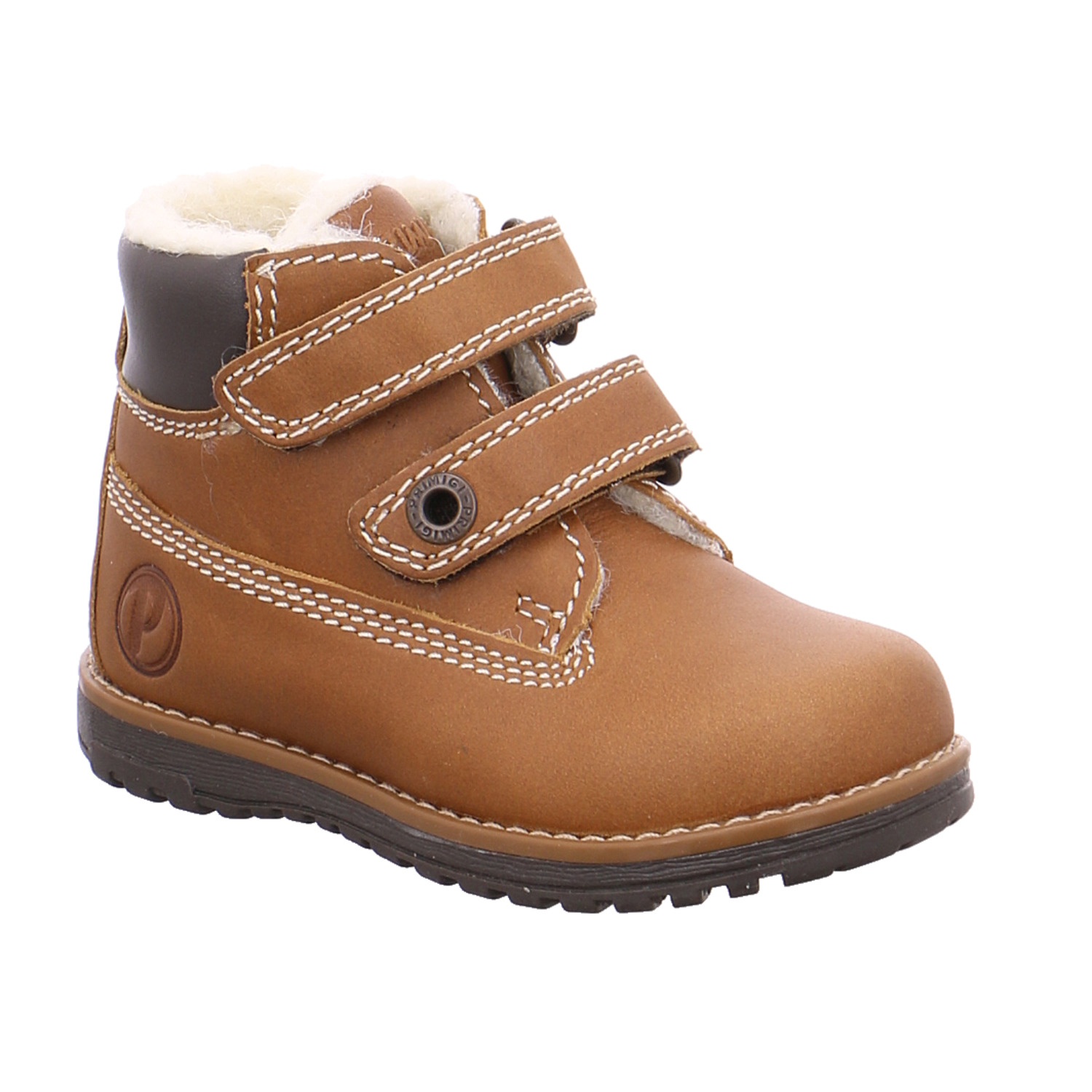 PRIMIGI Kleinkinder-Winter-Bottine Camel Leder Boot YB7586 PRIMIGI Kleinkinder-Winter-Bottine Camel Leder Boot YB7586