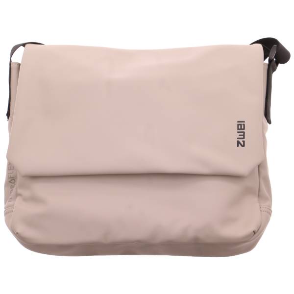 Bild 1 - ZWEI Umhänge- / Schultertasche gross Beige Lederimitat