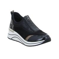 Bild 1 - REMONTE Comfort-Slipper Schwarz Textil Bild 1 - REMONTE Comfort-Slipper Schwarz Textil