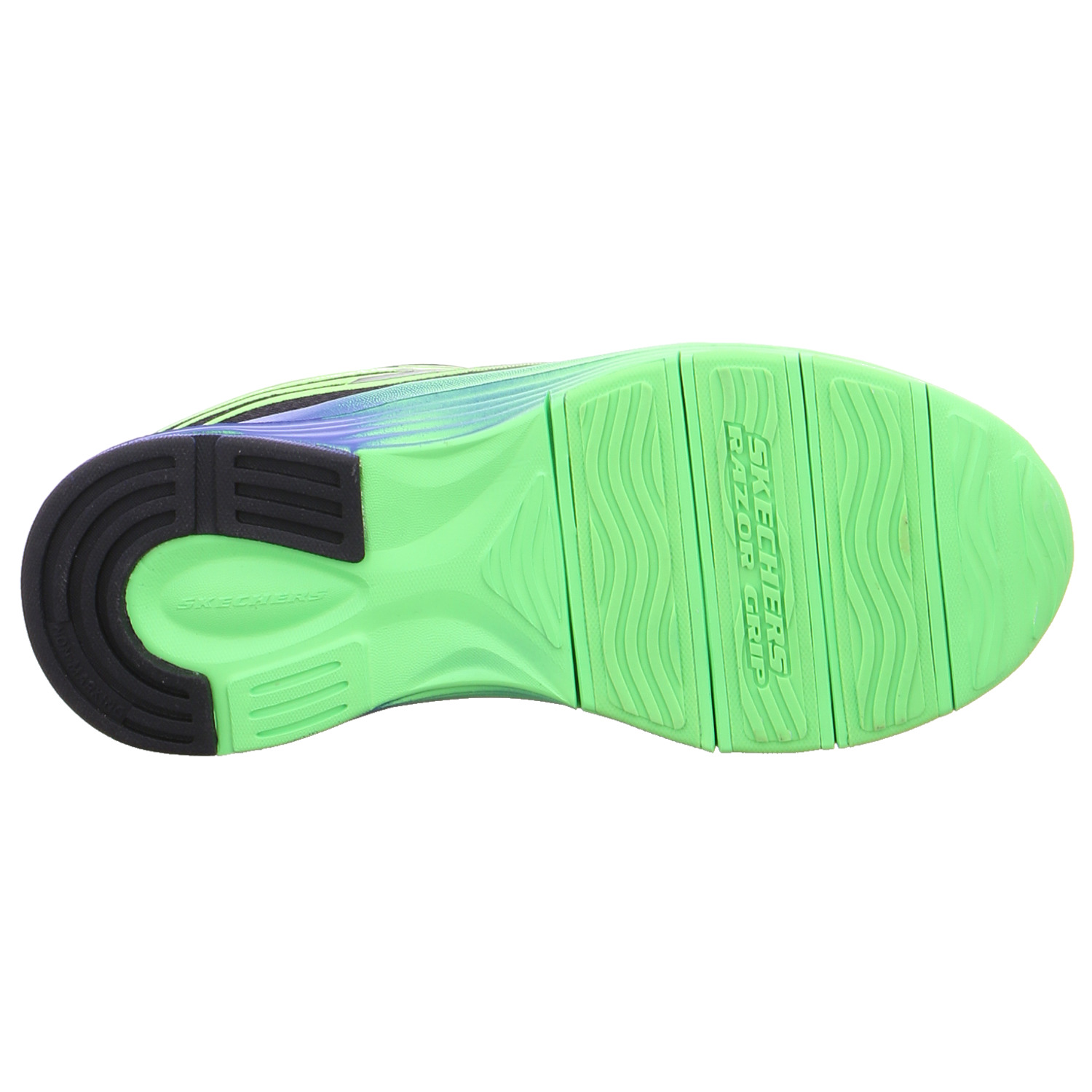 SKECHERS Jungen-Halbschuh Binder Limette Textil Sneaker AR8646