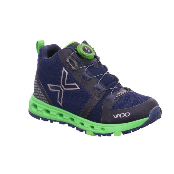 Bild 1 - VADO Jugend-Boot Blau Textil Sneaker high