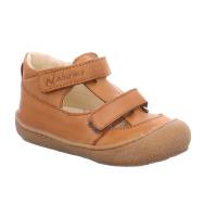 NATURINO Baby-Sommer-Bottine Cognac Leder Unisex Minilette