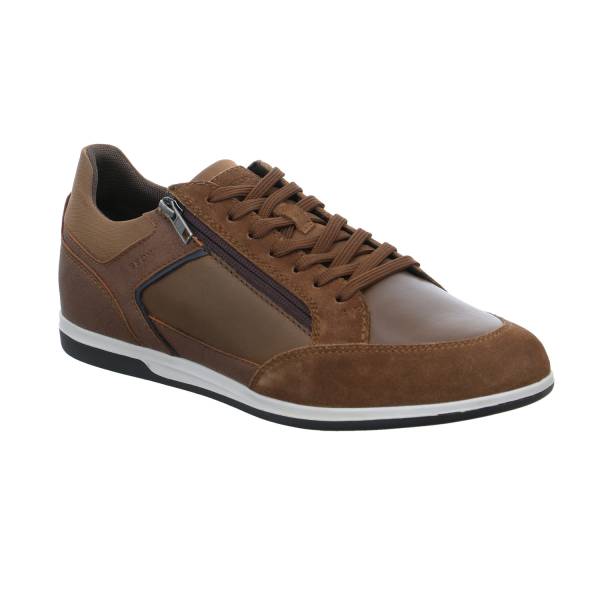 Bild 1 - GEOX Halbschuhe Sneaker Braun Leder