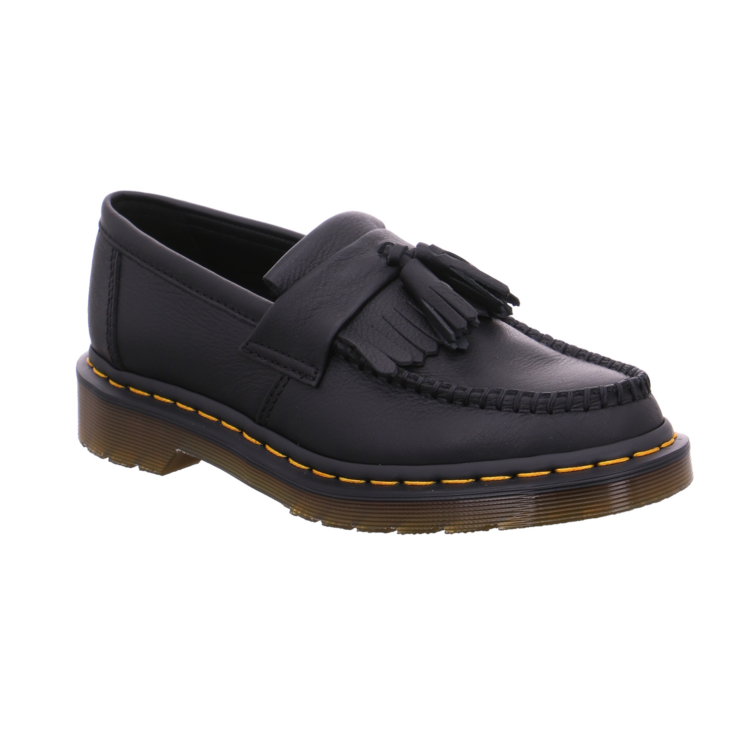 DR. MARTENS Slipper Schwarz Leder