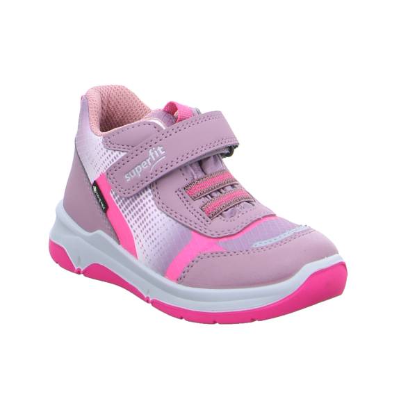 Bild 1 - SUPERFIT Kleinkinder-Halbschuh Klett Rosa Textil Sneaker high