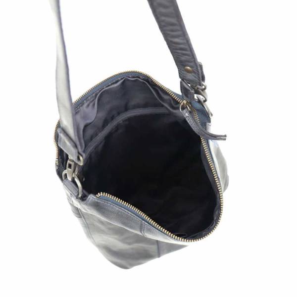 Bild 3 - BEAR DESIGN Umhängetasche Blau Leder