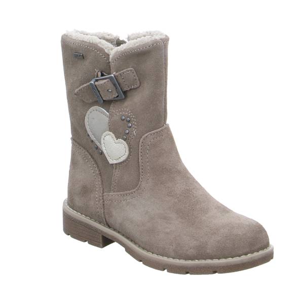 Bild 1 - LURCHI Kleinkinder-Winterstiefel Taupe Leder Stiefel