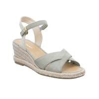 TAMARIS Sandalette Khaki Lederimitat