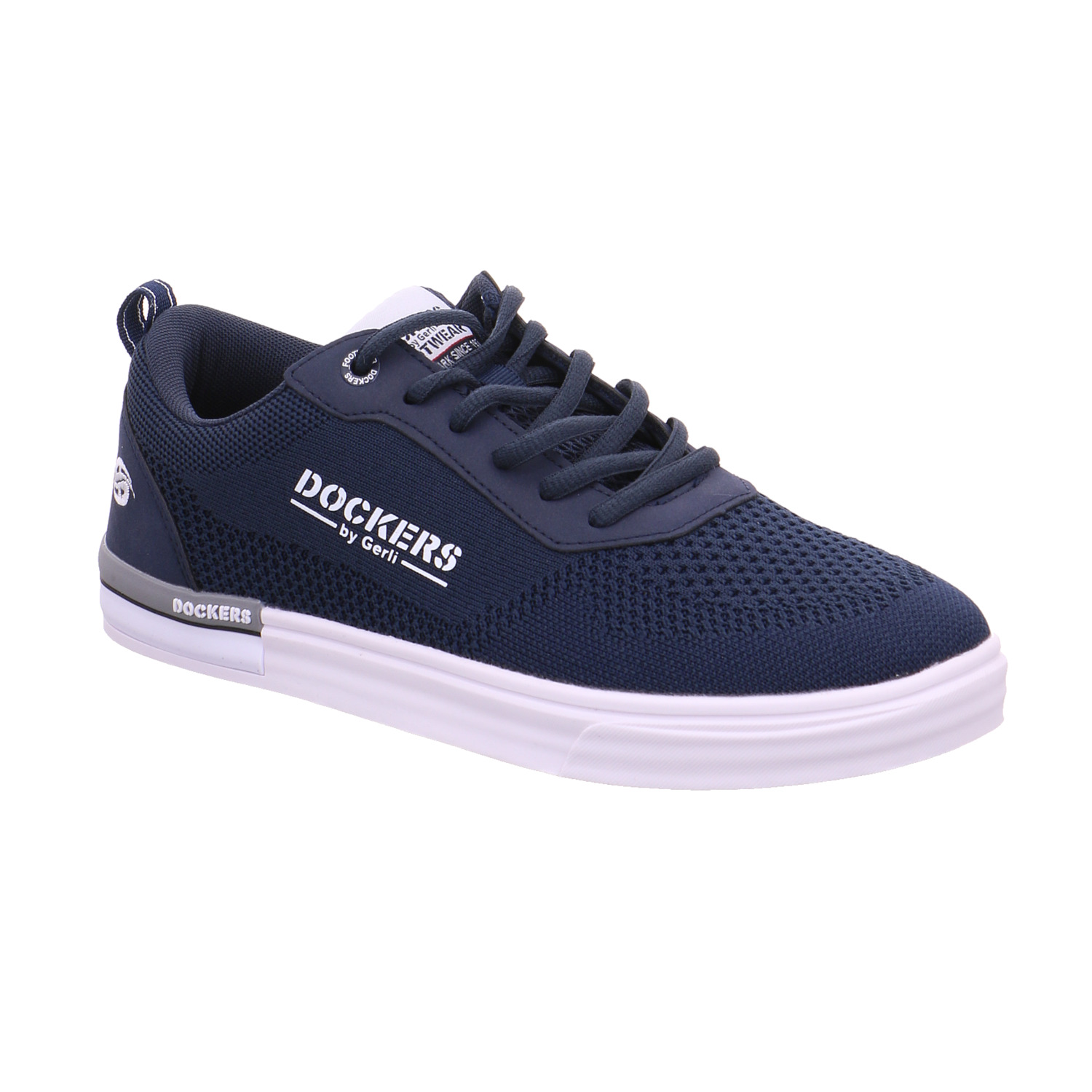 DOCKERS Halbschuhe Sneaker Blau Textil